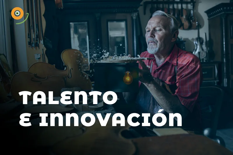 Talento e innovación: un artesano luthier trabaja la madera en su taller